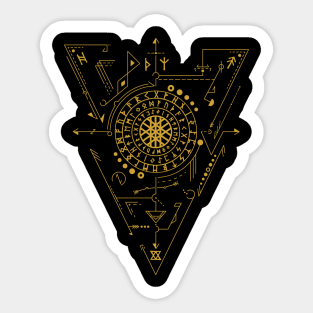 Web of Wyrd | Norse Pagan Symbol Sticker